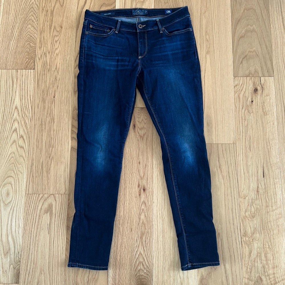 Women’s Lucky Brand Low Rise Lolita Skinny Dark Wash Jeans (size 10/30 A)